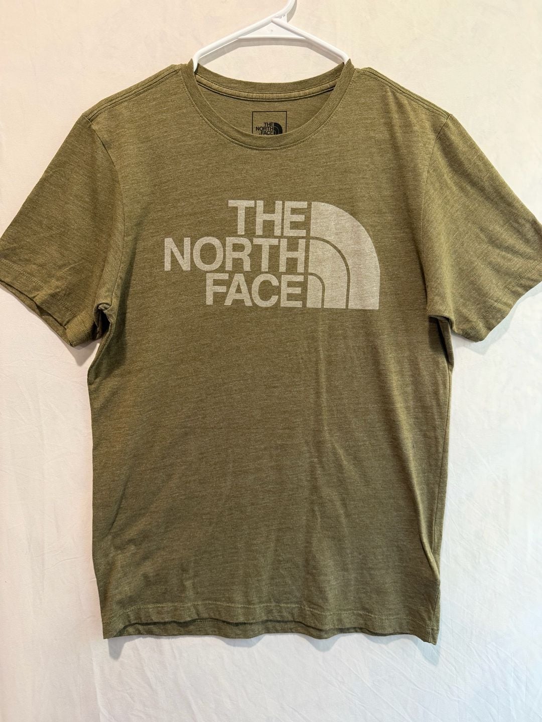The North Face Men's Short Sleeve Half Dome Tri-Blend T-Shirt - Military Olive